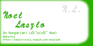 noel laszlo business card
